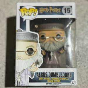 Albus Dumbledore (15) Pop Vinyl Figure Box with Gray and Black